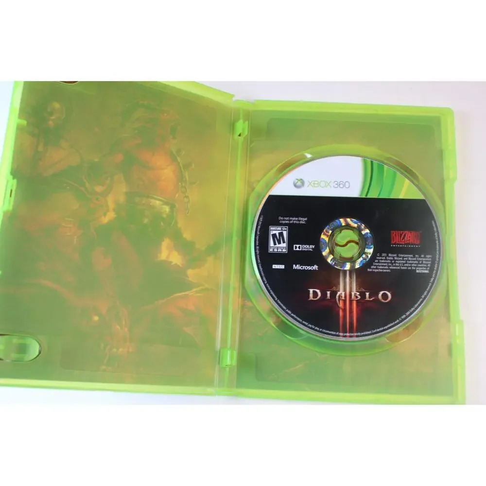 Diablo 3 III (Microsoft Xbox 360) Authentic, Tested/works